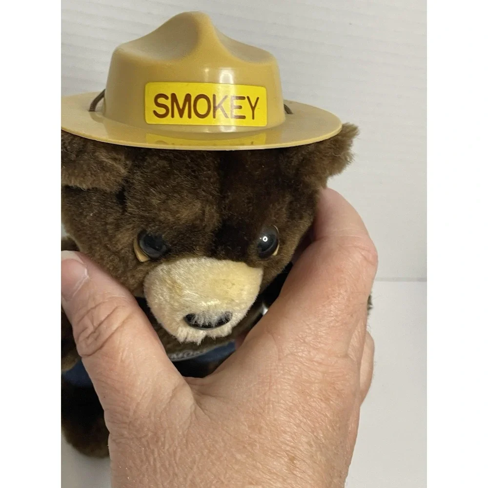 Vintage Smokey the Bear 1983 Plush Stuffed Animal R. Dakin & Company Hat